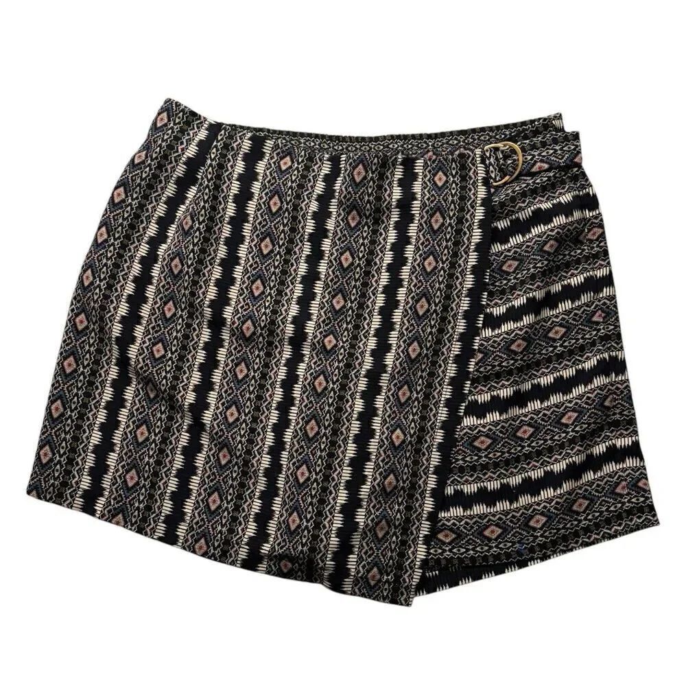 Cato Est 1946 Sz 18/20 Wrap Shorts Skort Aztec Print Summer Southwestern Print